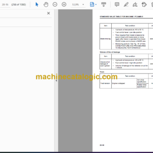 Komatsu PC24MR-5 PC26MR-5 Hydraulic Excavator Shop Manual (WENBM00380)