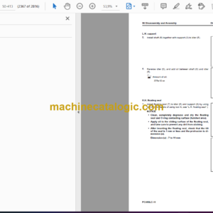 Komatsu PC490LC-11 Hydraulic Excavator Shop Manual (SEN06731-07)