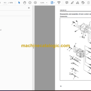 Komatsu PC600-8 PC600LC-8 Hydraulic Excavator Shop Manual (SEN00128-21)