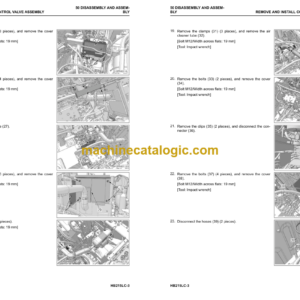 Komatsu HB215LC-3 Hydraulic Excavator Shop Manual (UENBM00461)