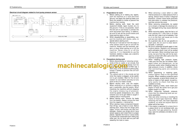 Komatsu PC600-8 PC600LC-8 Hydraulic Excavator Shop Manual (SEN00128-21)