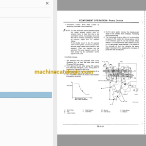 Hitachi EX225USR Excavator Technical Manual