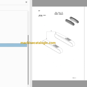 Hitachi A-25 Undercarriage Full Parts Catalog