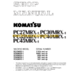 Komatsu PC27MRX-1, PC30MRX-1, PC35MRX-1 PC40MRX-1, PC45MRX-1 Hydraulic Excavator Shop Manual (SEBM016808)