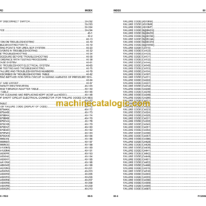 Komatsu PC290 -11E0 PC290LC -11E0 PC290NLC-11E0 Hydraulic Excavator Shop Manual (UENBM00483)