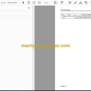 Komatsu PC360LC-11 Hydraulic Excavator Shop Manual (SEN06513-19)