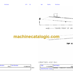 Hitachi EH4500-2 8D9AC, 8R9AA, 8R9AC, 411MDD, E413MD 8D9AC, 8D9AD, 411MD, E413MD, 402MD Parts Catalog