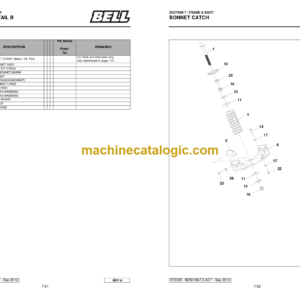 BELL B25D MK7.2 Parts Manual