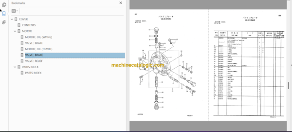 Hitachi A-25 Undercarriage Full Parts Catalog