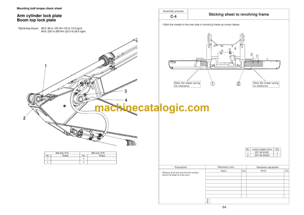 Komatsu HB365LC-3 Hydraulic Excavator Field Assembly Instruction (GEN00146-04)