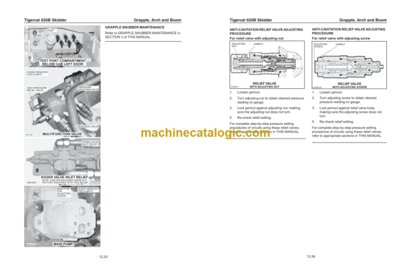 Tigercat 630B Skidder Service Manual (6301001 - 6301999) (13062A)