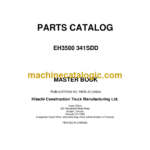 Hitachi EH3500 341SDD, 341SDC, EXXARO 8DS, 341SD, 342SD, 342SDC Parts Catalog