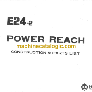 Hitachi E24-2 Power Reach Parts Catalog