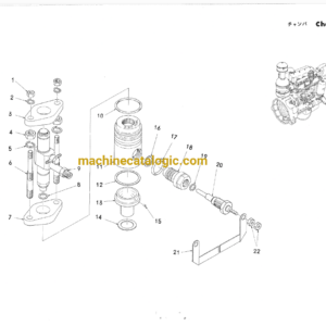 Hitachi B40 Diesel Engine Parts Catalog