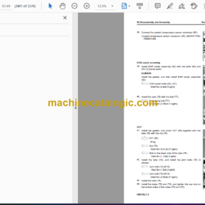 Komatsu HB215LC-3 Hydraulic Excavator Shop Manual (SEN06629-16)