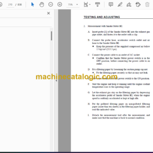 Komatsu PC270LC-7L Hydraulic Excavator Shop Manual (CEBM005905)