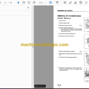 Komatsu PC75UU-2 Hydraulic Excavator Shop Manual (SEBM001302)