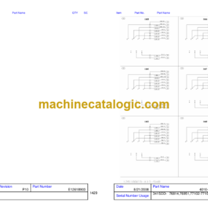 Hitachi EH3500 341SDD, 341SDC, EXXARO 8DS, 341SD, 342SD, 342SDC Parts Catalog