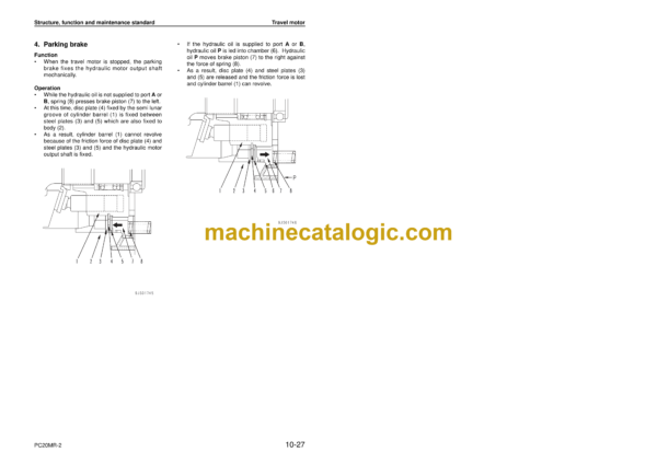 Komatsu PC20MR-2 Hydraulic Excavator Shop Manual (SEBM037001)