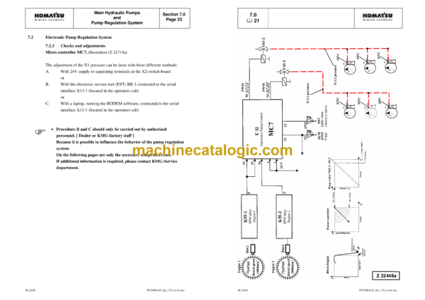 Komatsu PC5500-6 Hydraulic Excavator Shop Manual (SMPC550015032)