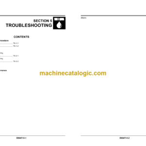 Hitachi E804-3 E806-3 Wheel Loader Service Manual