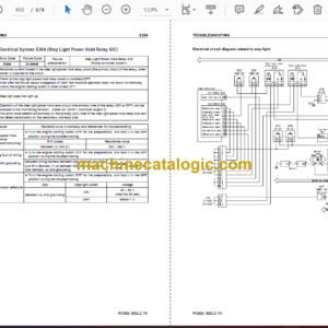 Komatsu PC600-7K PC600LC-7K Hydraulic Excavator Shop Manual (UEBM002600)