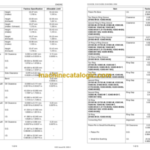 Hitachi 03-M-E3B SERIES ,03-M-DI-E3B SERIES ,03-M-E3BG SERIES Engine Manual