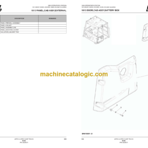 BELL E-SERIES ADT – B25E – Parts Manual