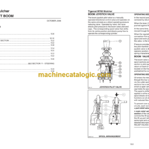 Tigercat M760 Mulcher Service Manual (760M0101 – 760M0500) (14674A)