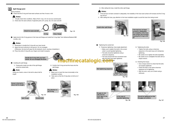 Hitachi ZX-6 Assembly Procedure Manual