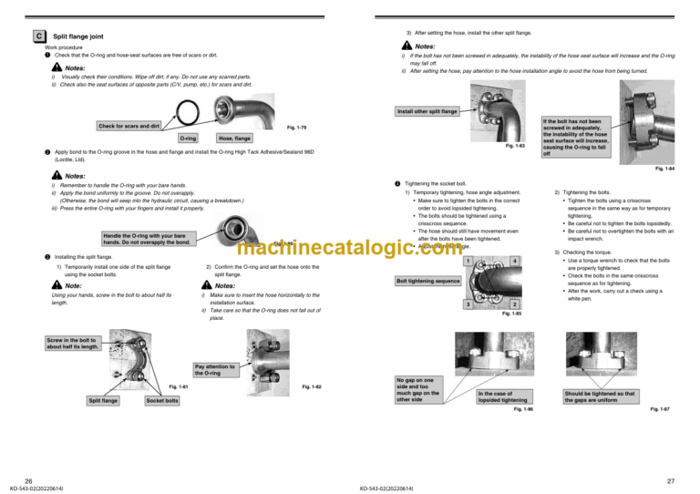 Hitachi ZX-6 Assembly Procedure Manual