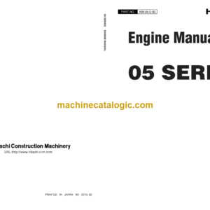 Hitachi 05 SERIES Engine Manual