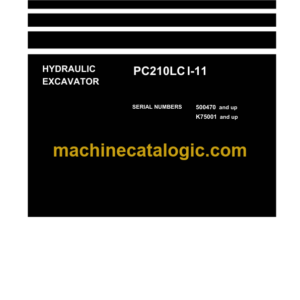 Komatsu PC210LCi-11 Hydraulic Excavator Shop Manual (UENBM00443)