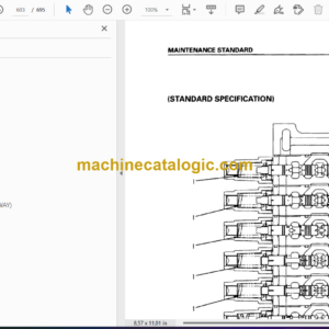 Komatsu PC60-7 PC60-7B Hydraulic Excavator Shop Manual (SEBM010911)