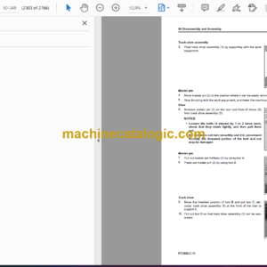 Komatsu PC360LC-11 Hydraulic Excavator Shop Manual (SEN06699-09)