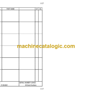 Hitachi EH700-3,EH750-3 411TD All Option All Serial Numbers Parts Catalog