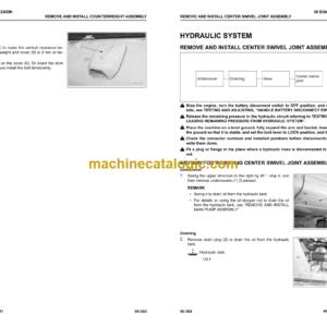 Komatsu PC240 -11 PC240LC -11 PC240NLC-11 Hydraulic Excavator Shop Manual (UENBM00333)