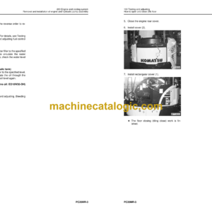 Komatsu PC20MR-3 Hydraulic Excavator Shop Manual (SEN04767-03)