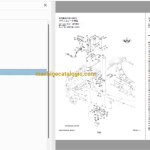 Hitachi EH4000AC-3 Rigid Dump Truck Ful Parts and Engine Parts Catalog