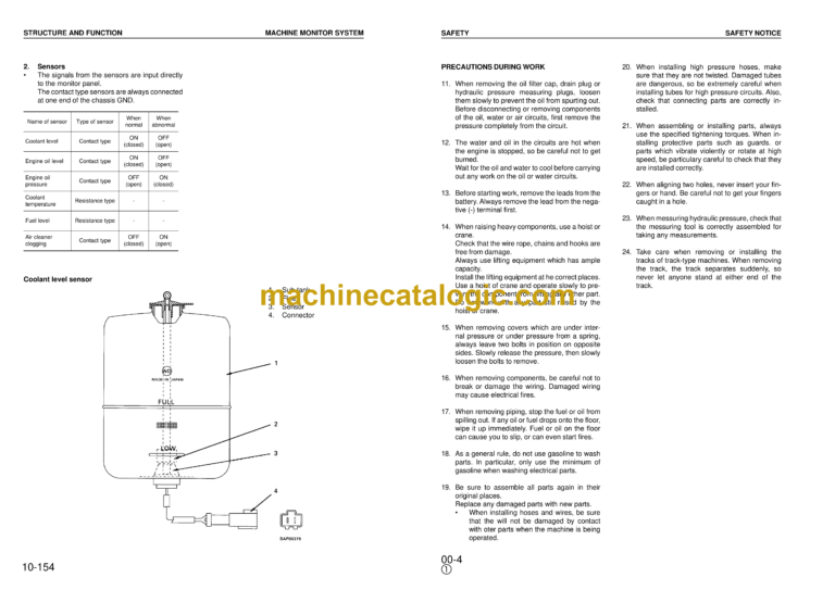 Komatsu PC200EN, PC200EL-6K Hydraulic Excavator Shop Manual (UEBM000301)!