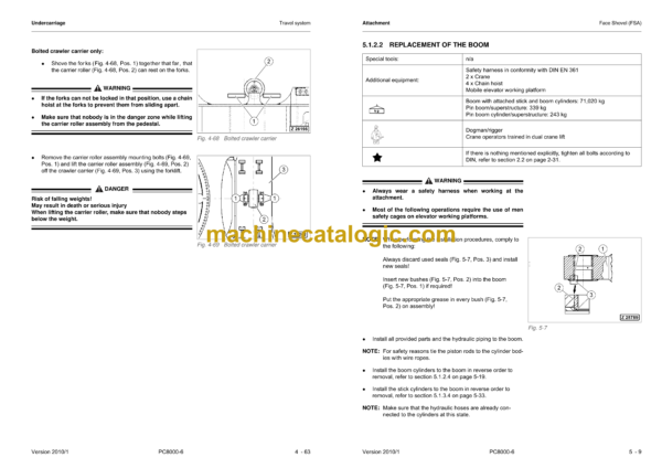 Komatsu PC8000-6 Diesel Hydraulic Excavator Shop Manual (12040-xD-GB-2)