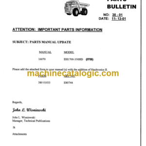 Hitachi EH1700 350HD Parts Catalog