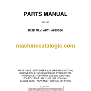 BELL B25D Mk VI ADT Parts Manual