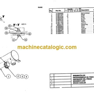 Hitachi EH1700 350HD Parts Catalog