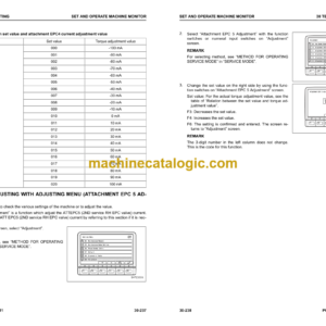 Komatsu PC240 -11 PC240LC -11 PC240NLC-11 Hydraulic Excavator Shop Manual (UENBM00332)