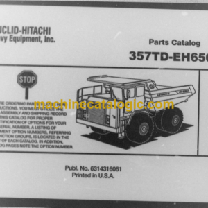 Hitachi EH650 357TD Parts Catalog