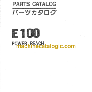 Hitachi E100 Power Reach Parts Catalog