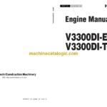 Hitachi V3300DI-E2B, V3300DI-T-E2B Engine Manual