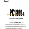 Komatsu PC1800-6 Hydraulic Excavator Field Assembly Manual (SEAW002201)