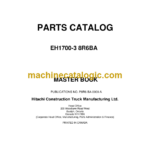 Hitachi EH1700-3 8R6 Parts Catalog